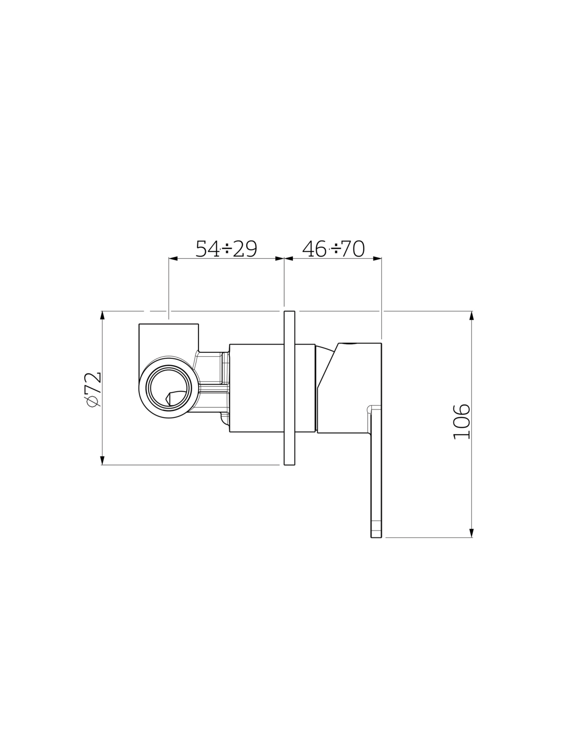 Orabella technical specifications and dimensions