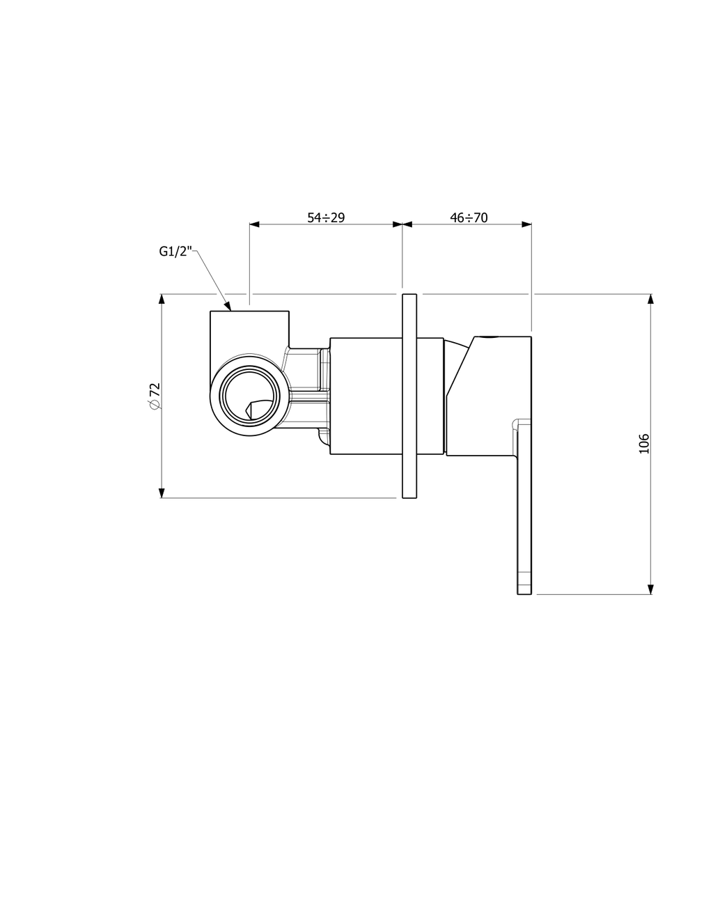 Orabella technical specifications and dimensions