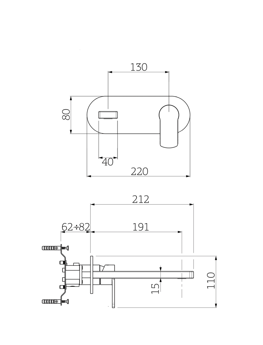 Orabella technical specifications and dimensions