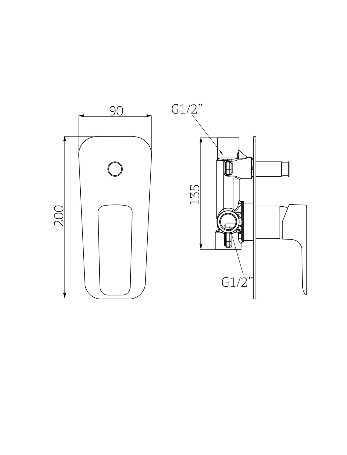 Orabella technical specifications and dimensions