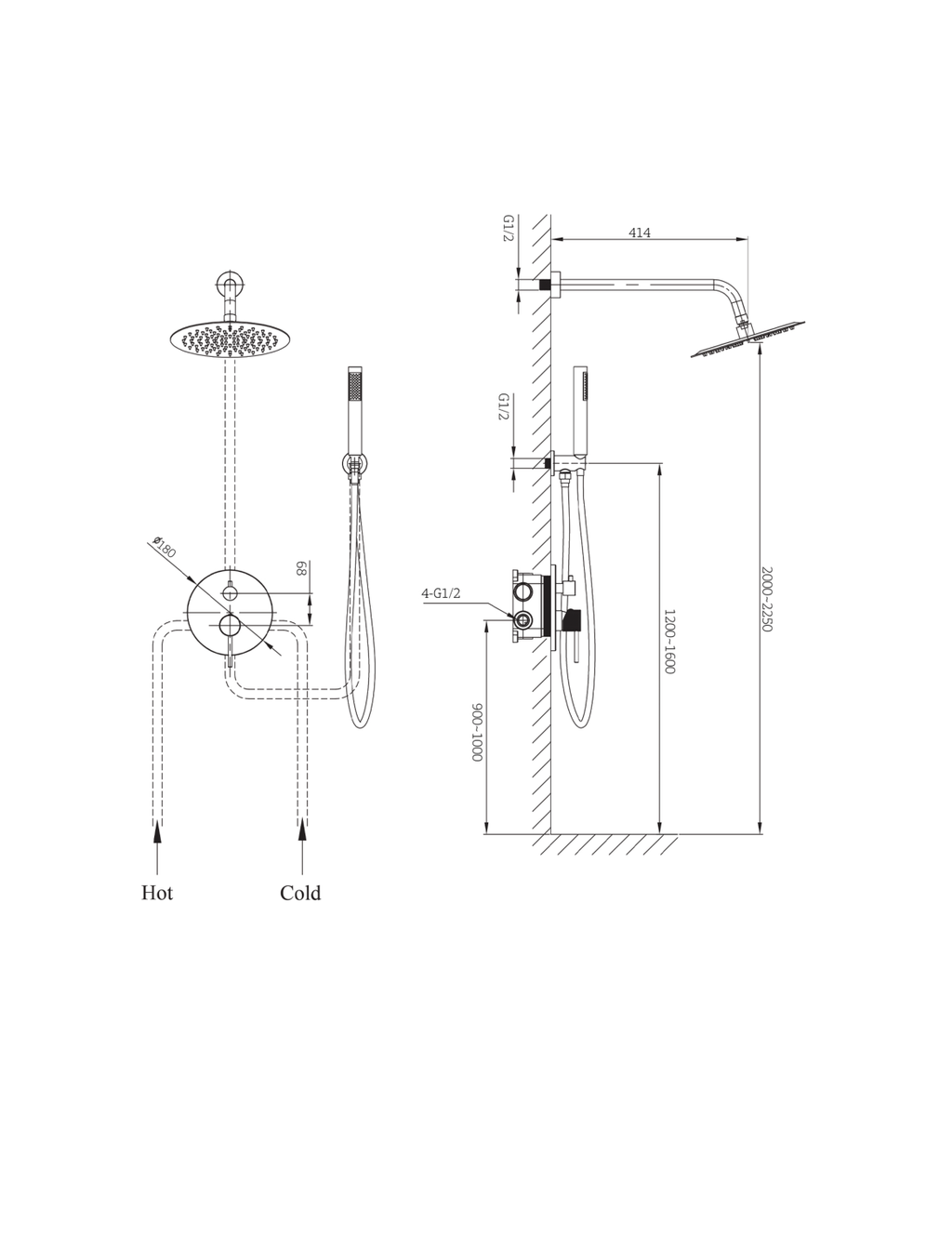 Orabella technical specifications and dimensions