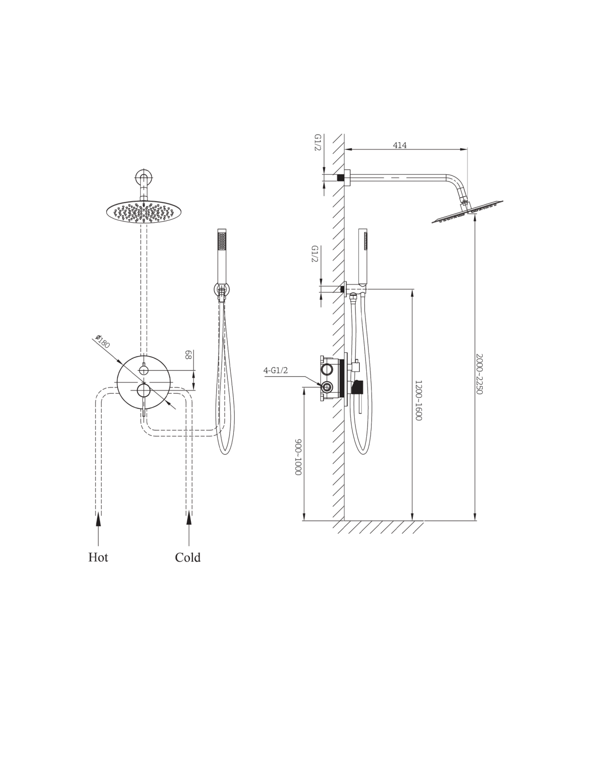 Orabella technical specifications and dimensions