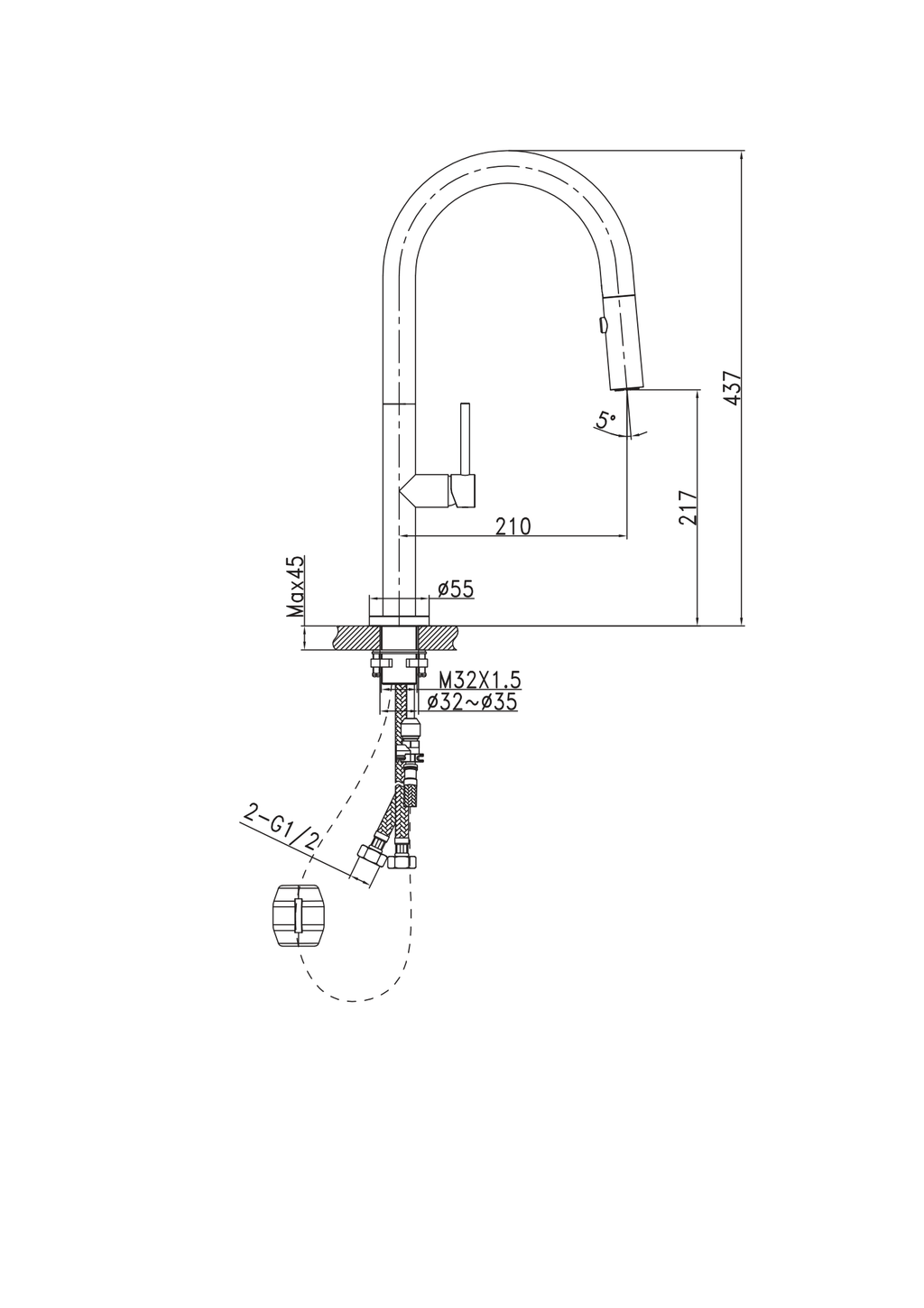 Orabella technical specifications and dimensions