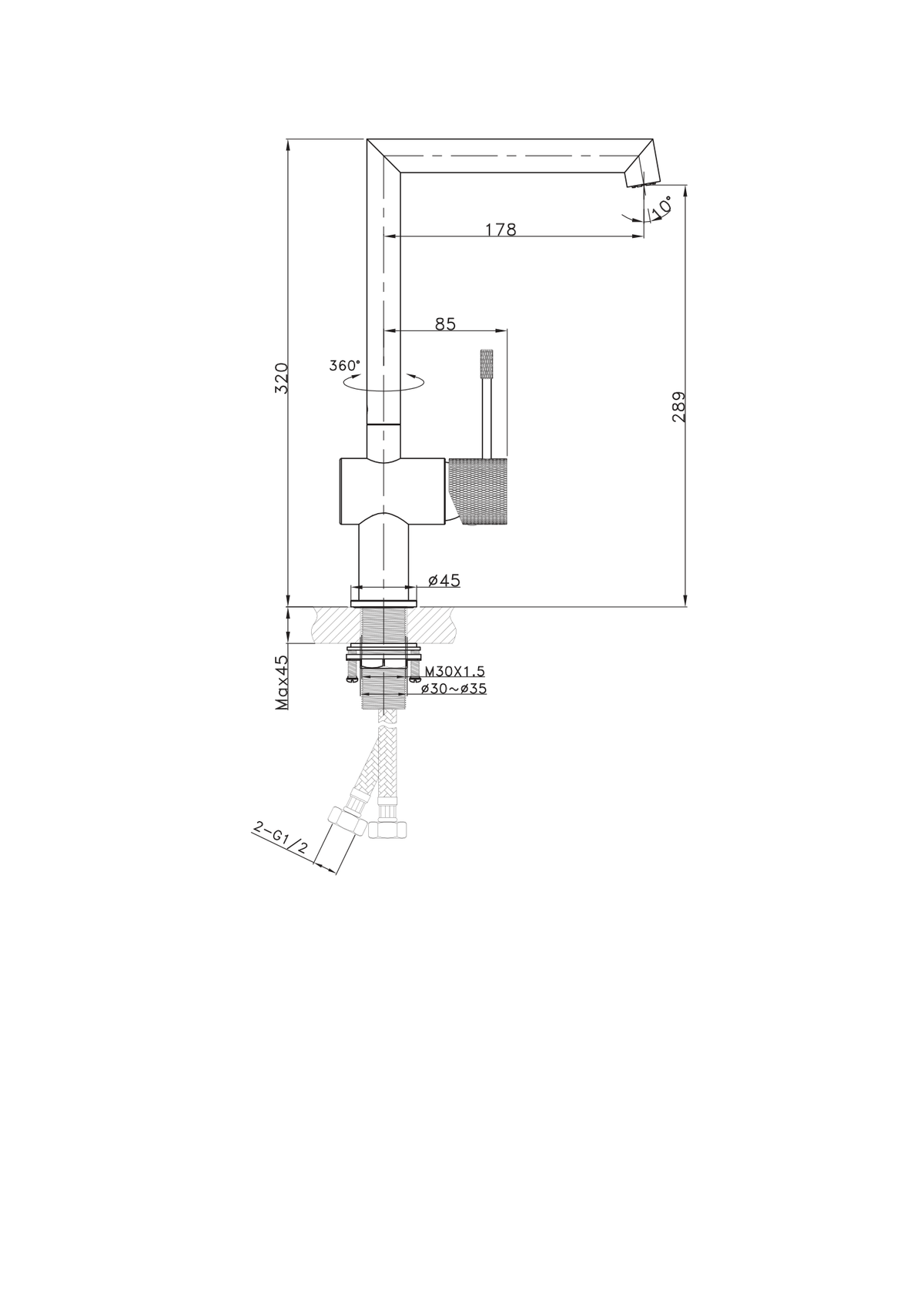 Orabella technical specifications and dimensions