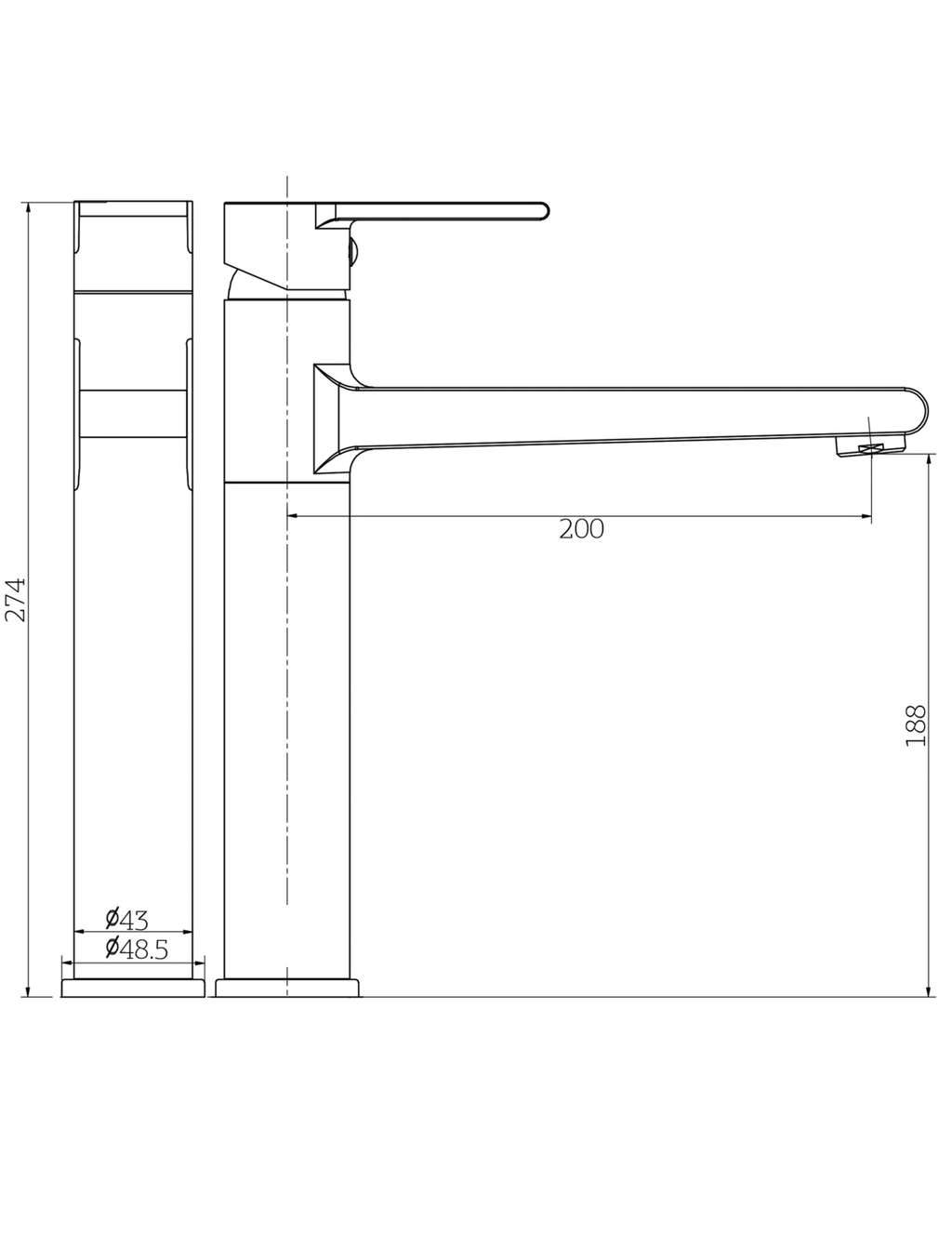 Orabella technical specifications and dimensions