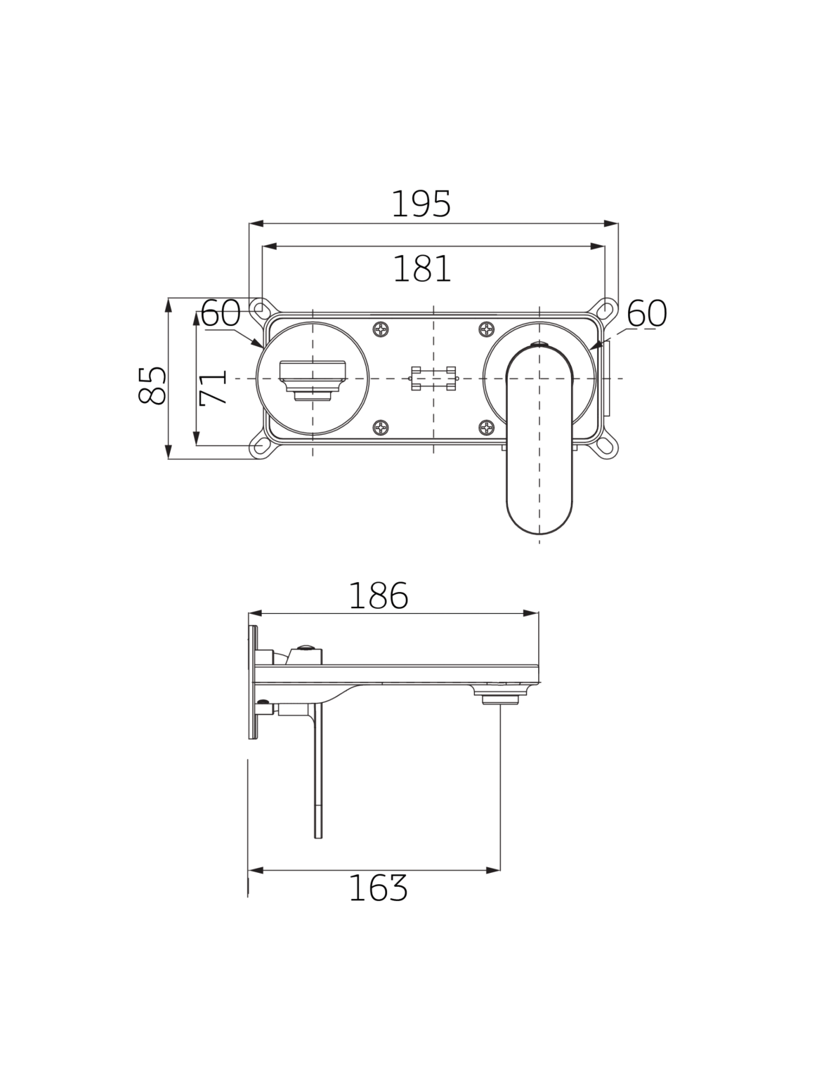 Orabella technical specifications and dimensions