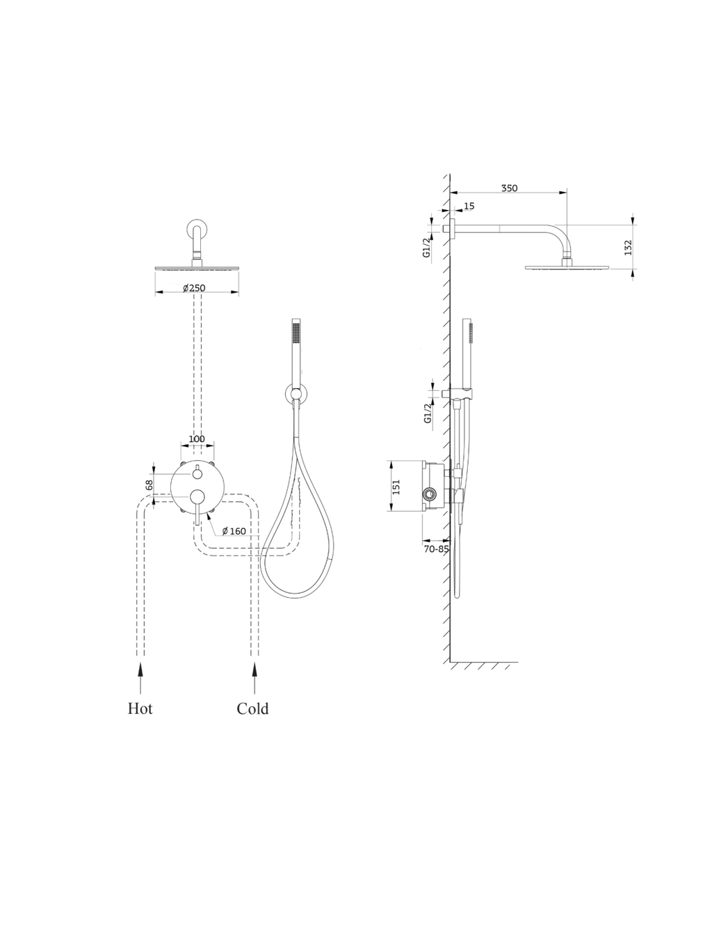 Orabella technical specifications and dimensions