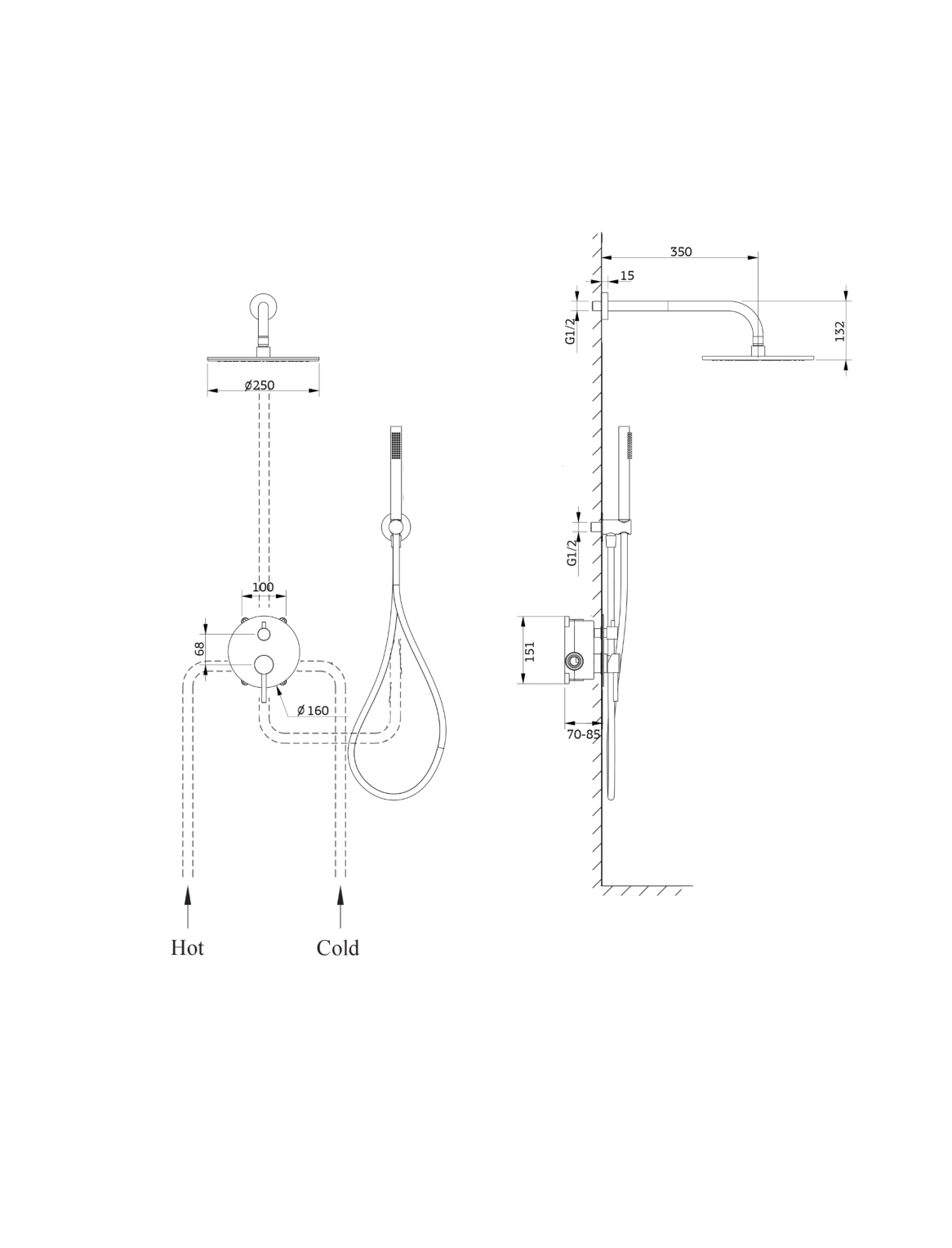 Orabella technical specifications and dimensions