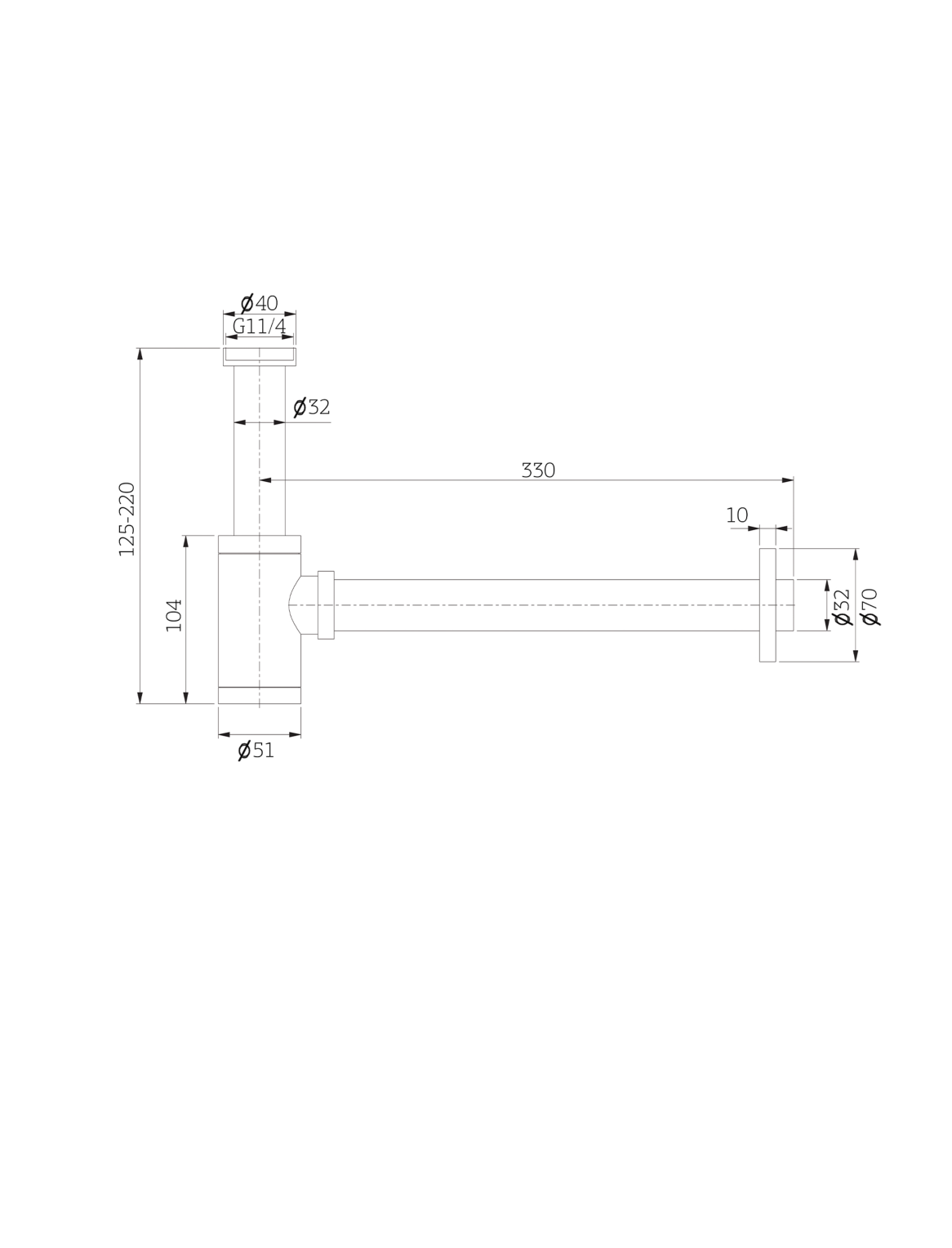 Orabella technical specifications and dimensions