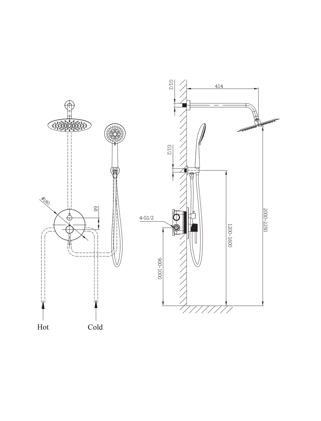 Orabella technical specifications and dimensions