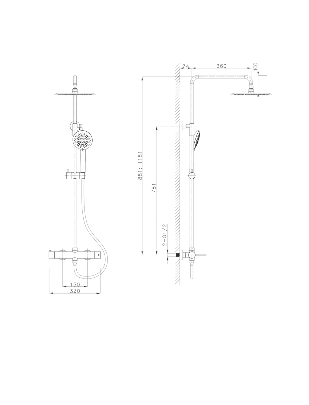 Orabella technical specifications and dimensions