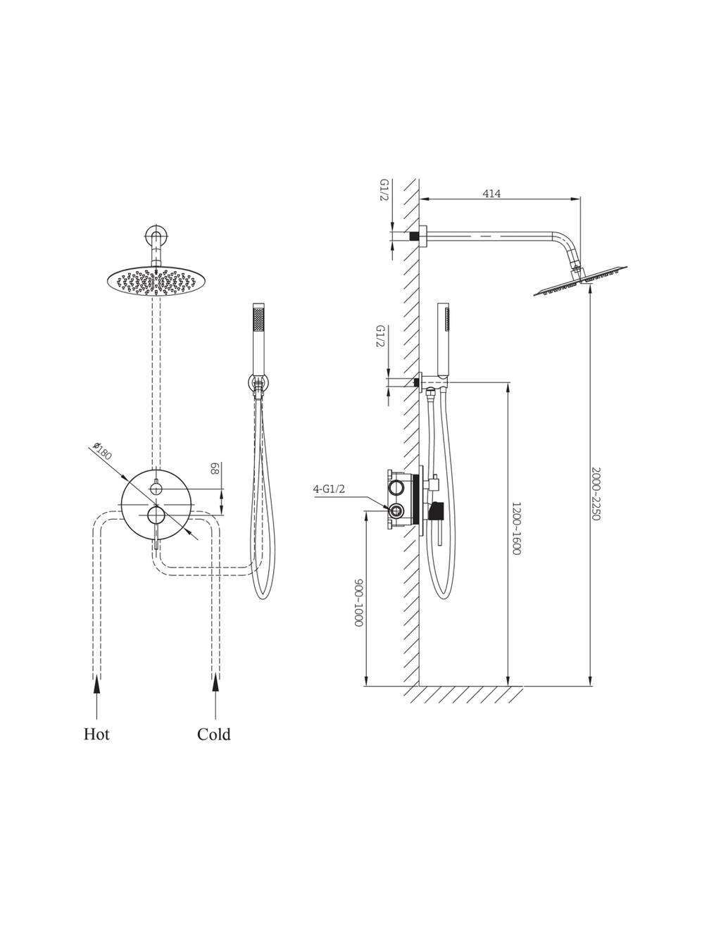 Orabella technical specifications and dimensions