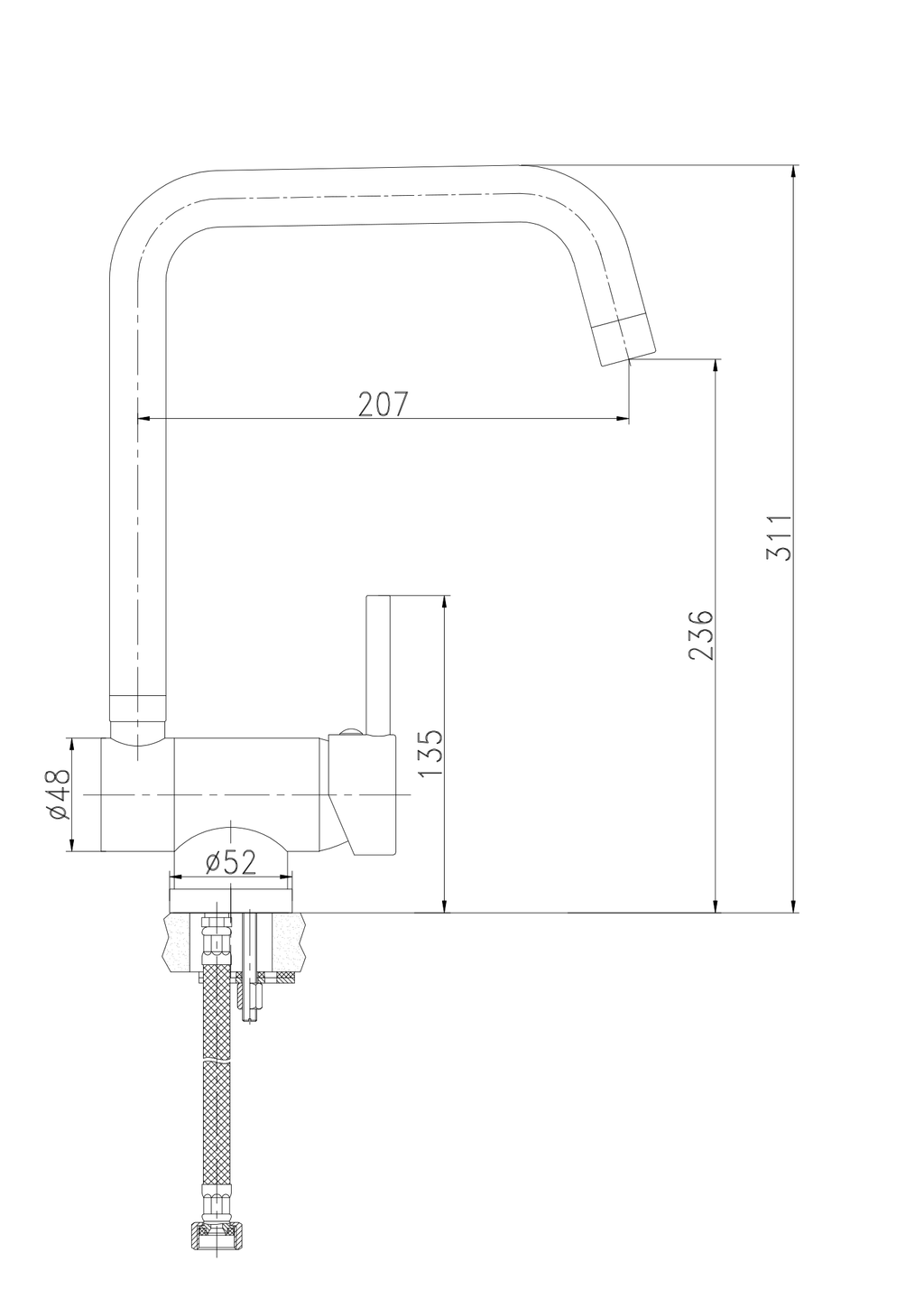 Orabella technical specifications and dimensions