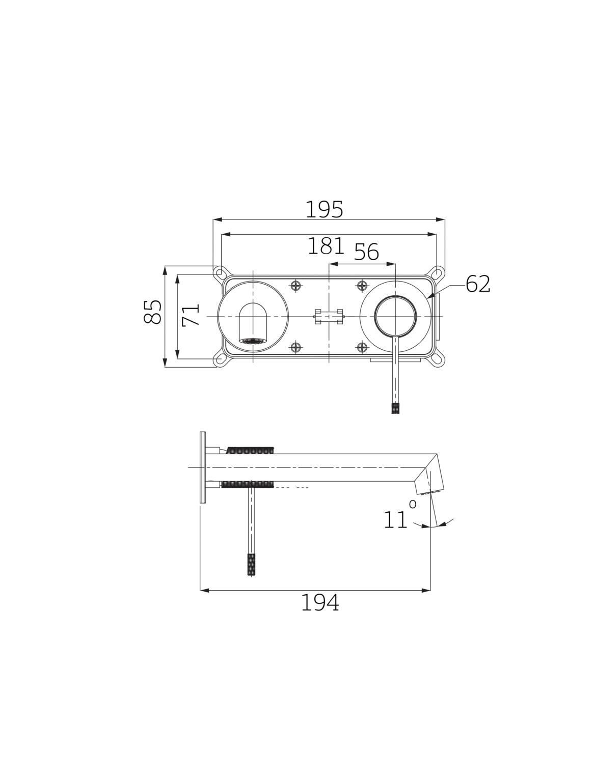 Orabella technical specifications and dimensions