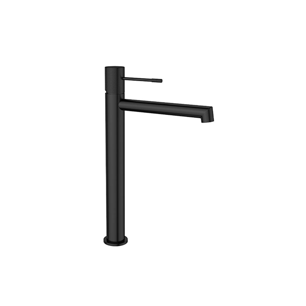 TERRA SINGLE LEVER BASIN MIXER TALL BLACK MATTE