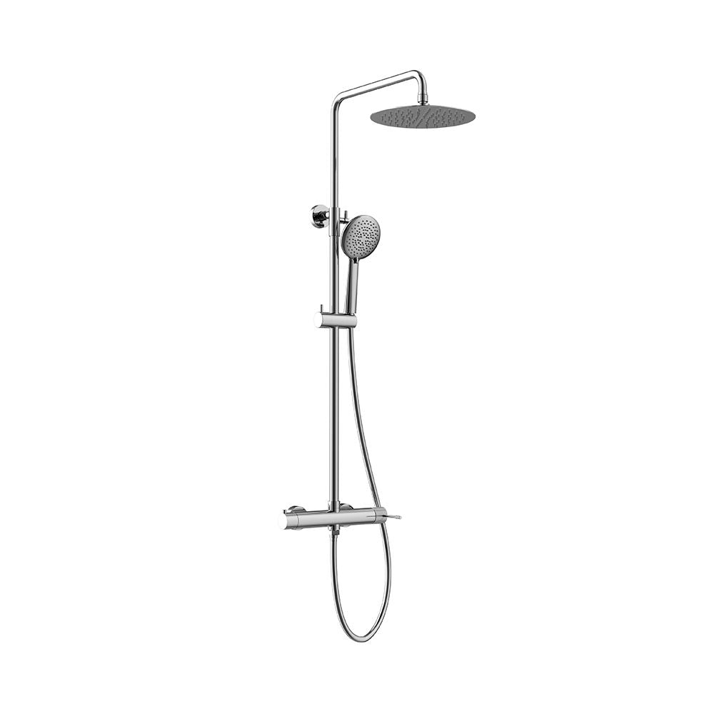 TERRA ROUND SHOWER SYSTEM 250MM CHROME