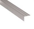 ALUMINIUM SILVER MATTE EXTERNAL STEP LISTELLO 25MM