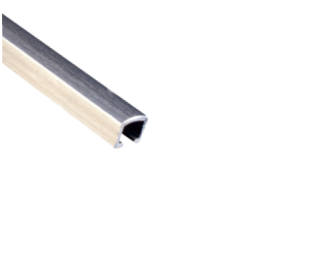 ALUMINIUM BRUSHED SILVER LISTELLO 10MM