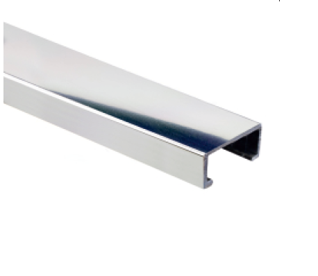 ALUMINIUM SILVER SHINE LISTELLO 22MM