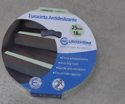 LUMINOUS ANTI-SLIP TAPE 25MM (18M PER UNIT)