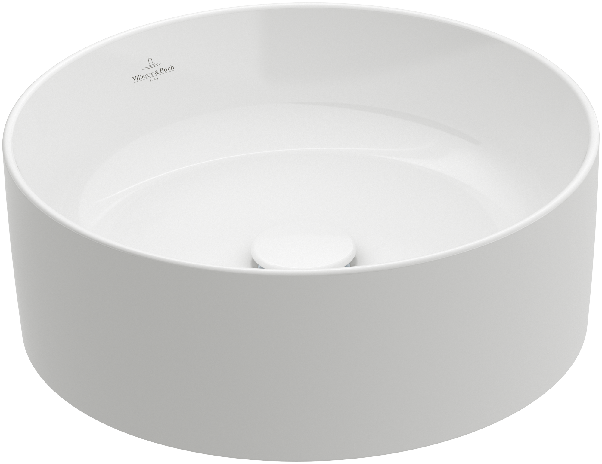 Villeroy Boch Collaro Washbasin Diameter 400mm White Alpin