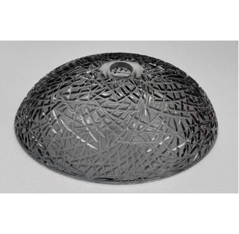 BLACK GLASS ART BASIN 500x355x155MM