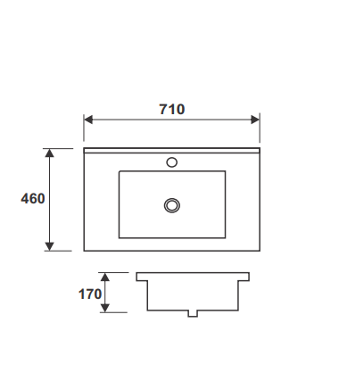 Jasper R820B technical dimensions