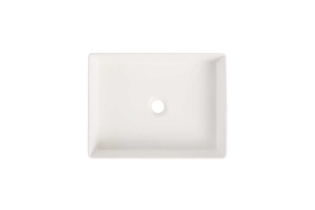 WHITE MATTE ART BASIN 475x360x130MM