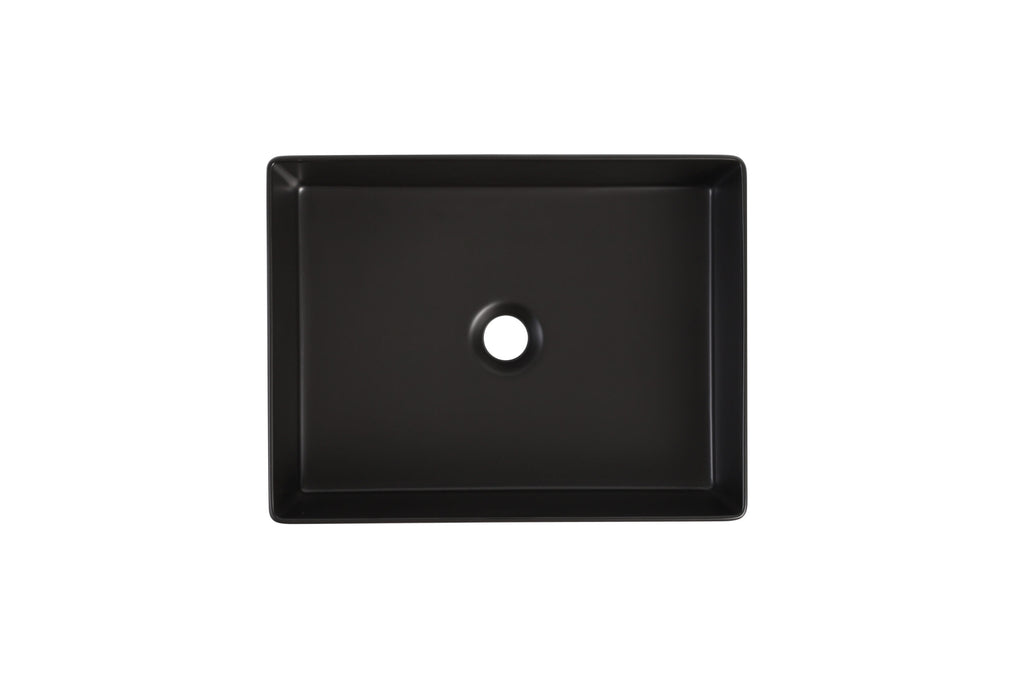 BLACK MATTE ART BASIN 475x360x130MM