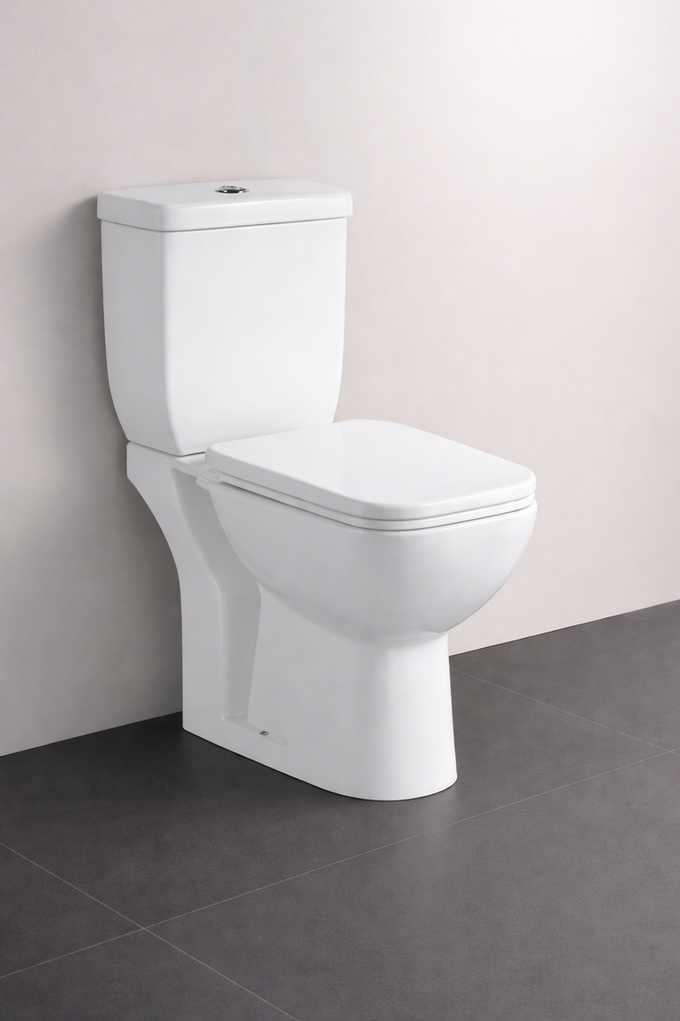 EU RIMLESS S-TRAP WC