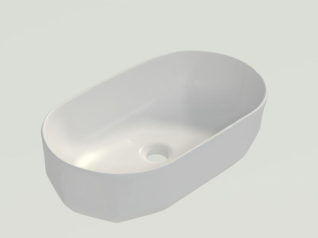 WHITE MATTE ART BASIN 550x310x150MM