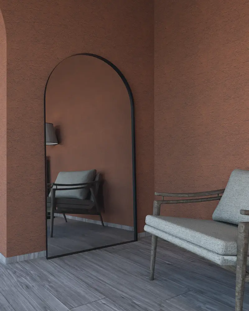 IRON FLOOR ARCH 100X190CM