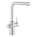 GROHE Blue Pure Minta Filter faucet with pull-out mousseur