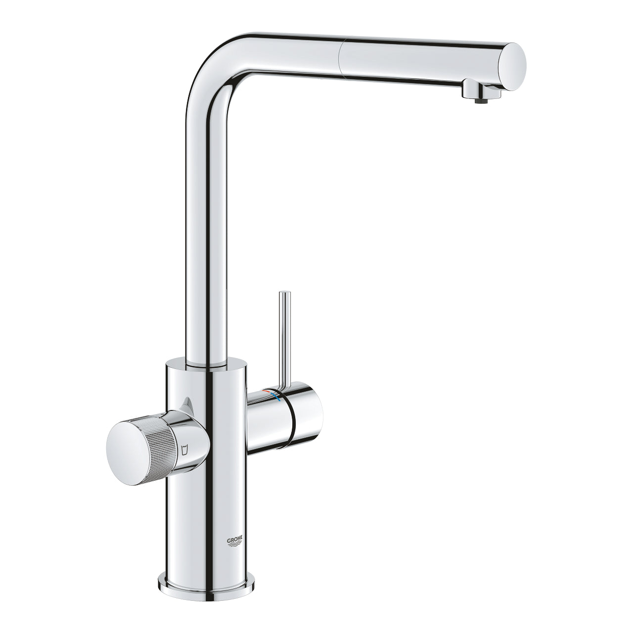 GROHE Blue Pure Minta Filter faucet with pull-out mousseur
