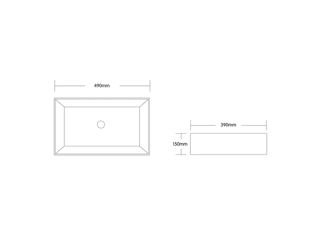 ART BASIN 490x390x150MM