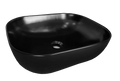 LEA BLACK MATTE ART BASIN 505x405x135MM