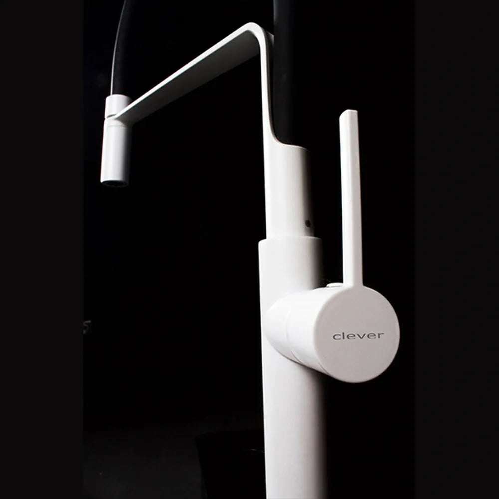 GRIFOS CHEF SLIM WHITE KITCHEN MIXER 2WAY WHITE