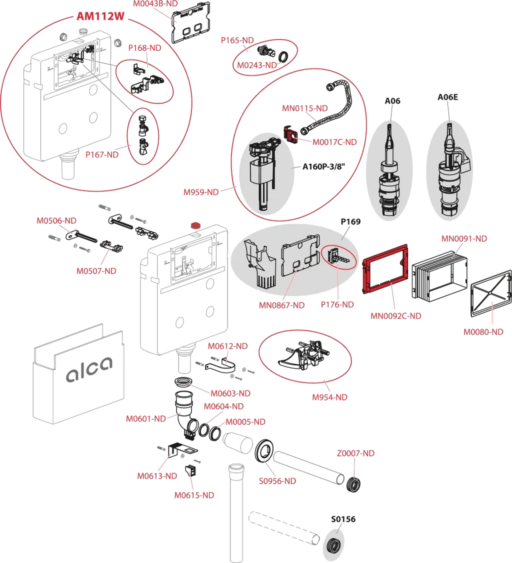 BASICMODUL WC WALL CONCEALED TANK