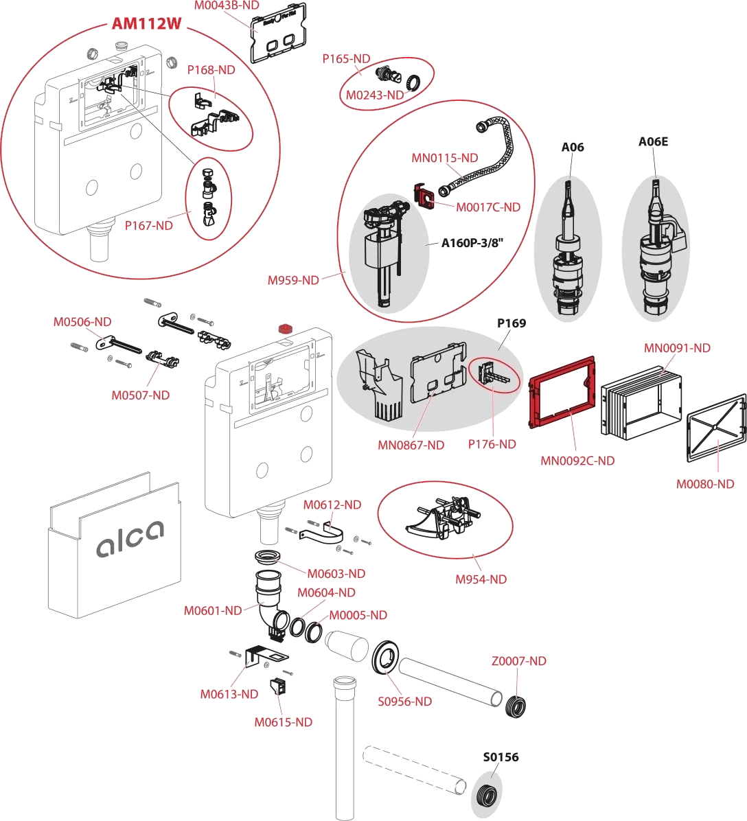 BASICMODUL WC WALL CONCEALED TANK