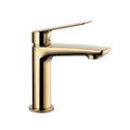 SLEEK BRIGHT BRASS BASIN MIXER
