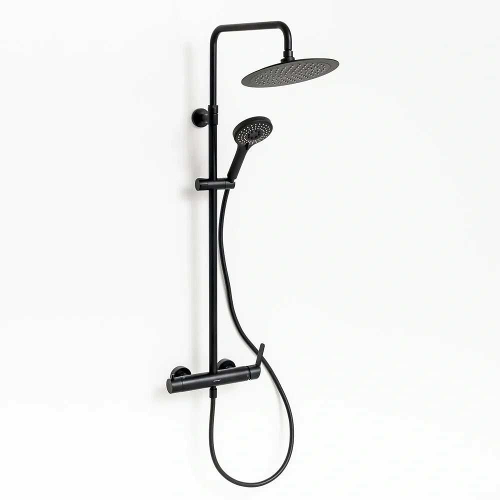 PANAM EVO XTREME BLACK EXTENDABLE SHOWER COLUMN