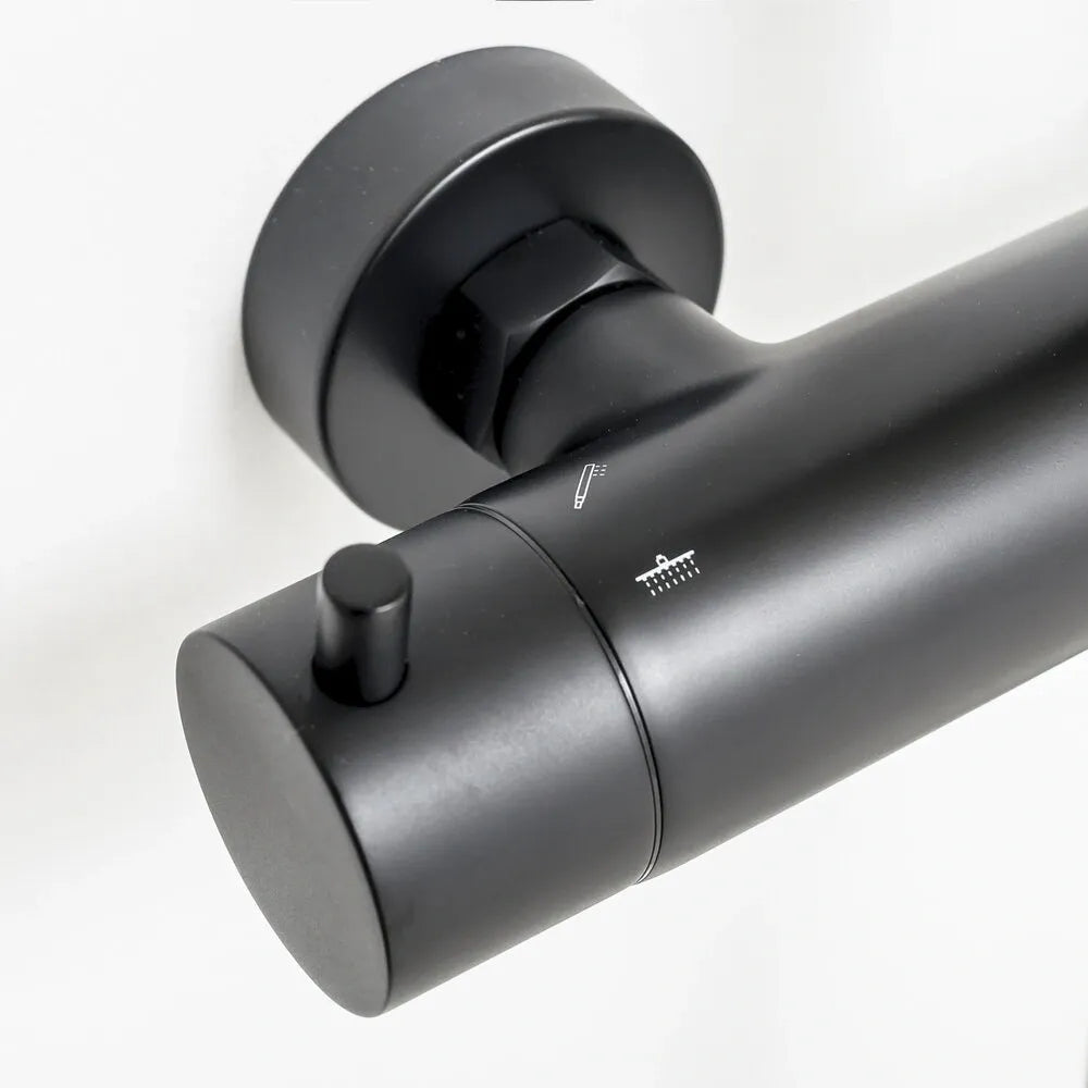 PANAM EVO XTREME BLACK EXTENDABLE SHOWER COLUMN