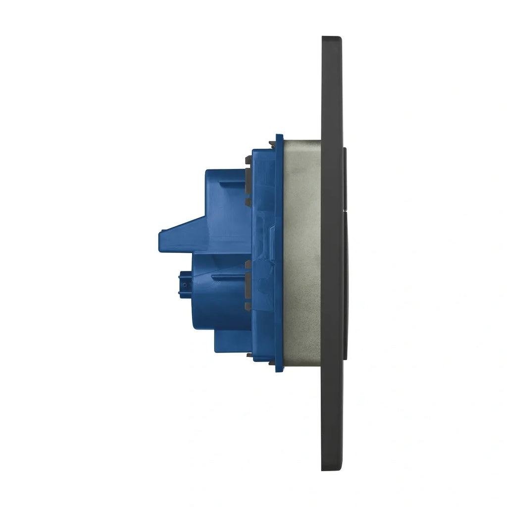 GROHE SKATE COSMOPOLITAN WALL PLATE PHANTOM BLACK