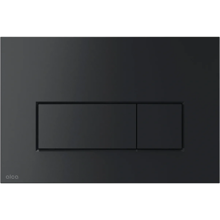 FLUSH PLATE THIN BLACK MATT (ALCADRAIN)