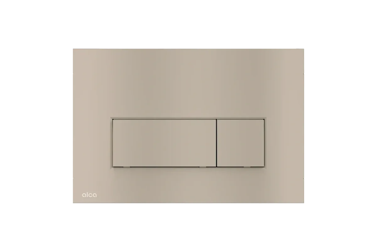 FLUSH PLATE FOR PRE-WALL INSTALLATION SYSTEMS GUN NIKEL MAT (ALCADRAIN)