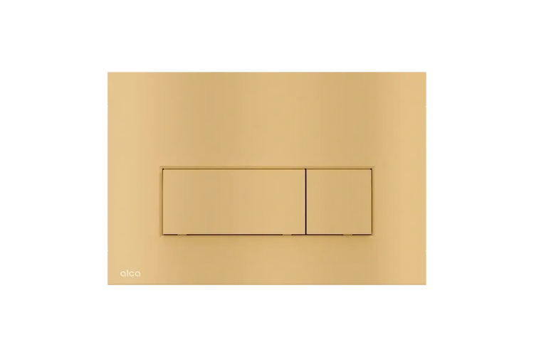 FLUSH PLATE FOR PRE-WALL INSTALLATION SYSTEMS GOLD MAT (ALCADRAIN)