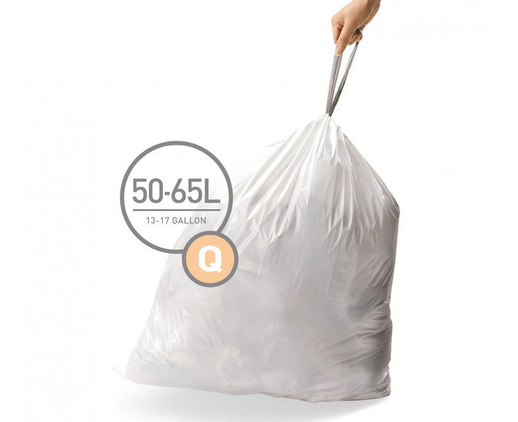 Simplehuman Code Q custom fit liner for 50–65 L bins