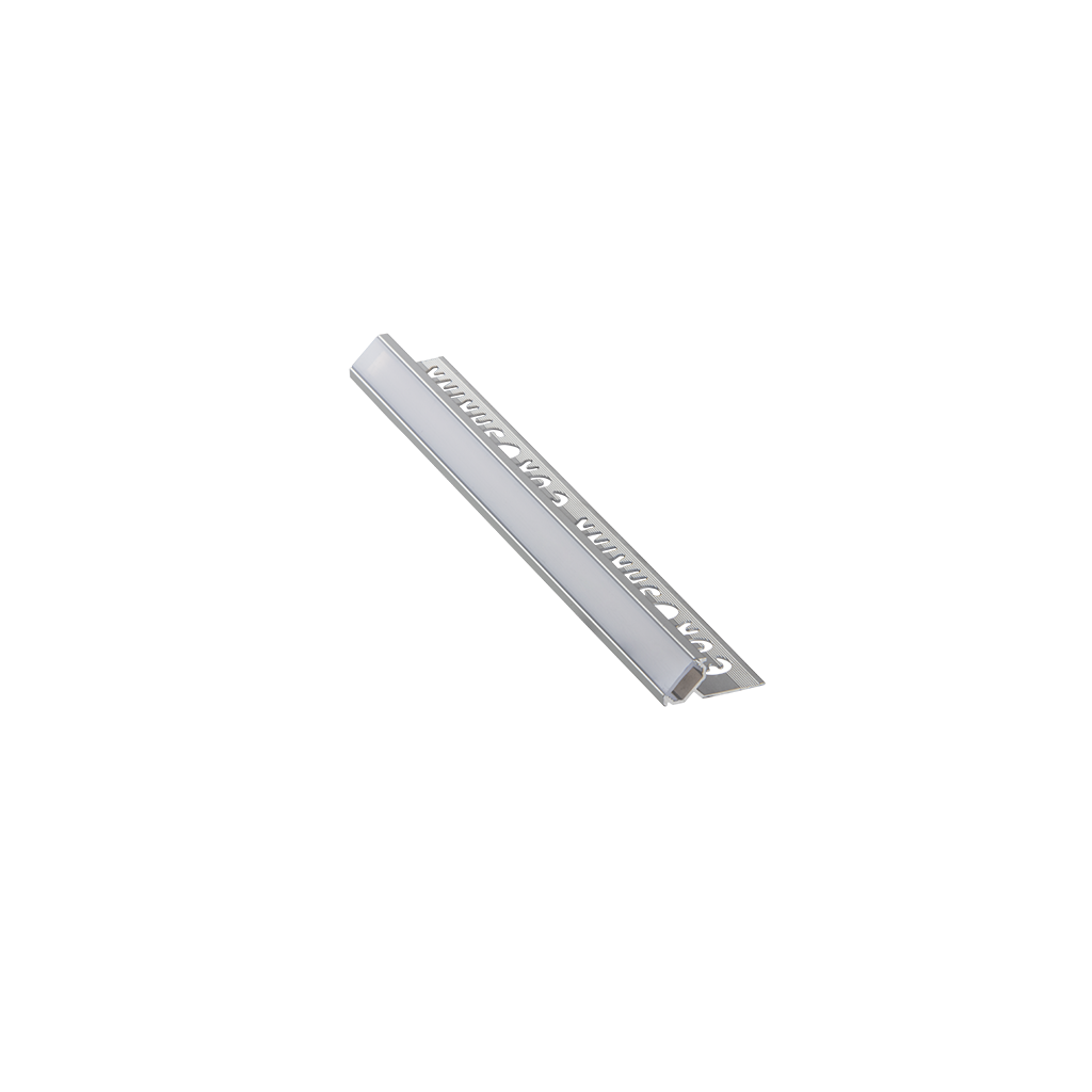 LED SILVER MATTE CORNER/EDGE PROFILE 12.5MM