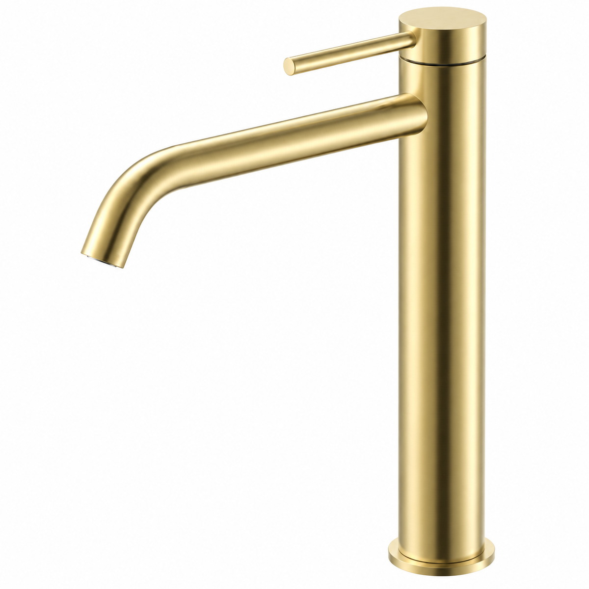 SKY TOP BASIN MIXER TALL L-SIZE S/S BRUSHED GOLD