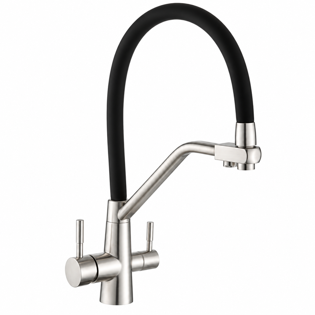 SKY PRO 3-WAY SINK MIXER PROFESSIONAL S/S CHROME